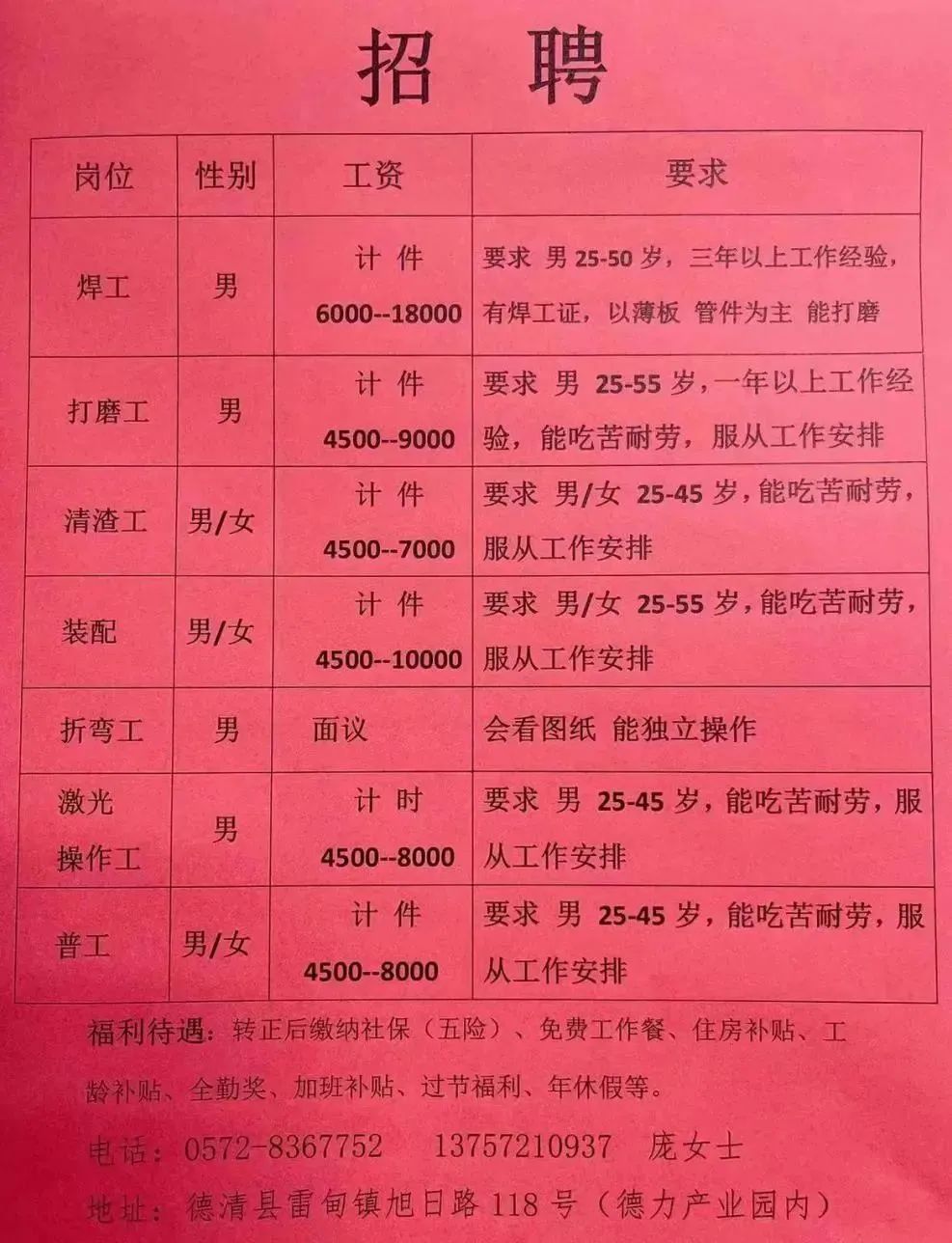 下各镇最新招聘信息汇总